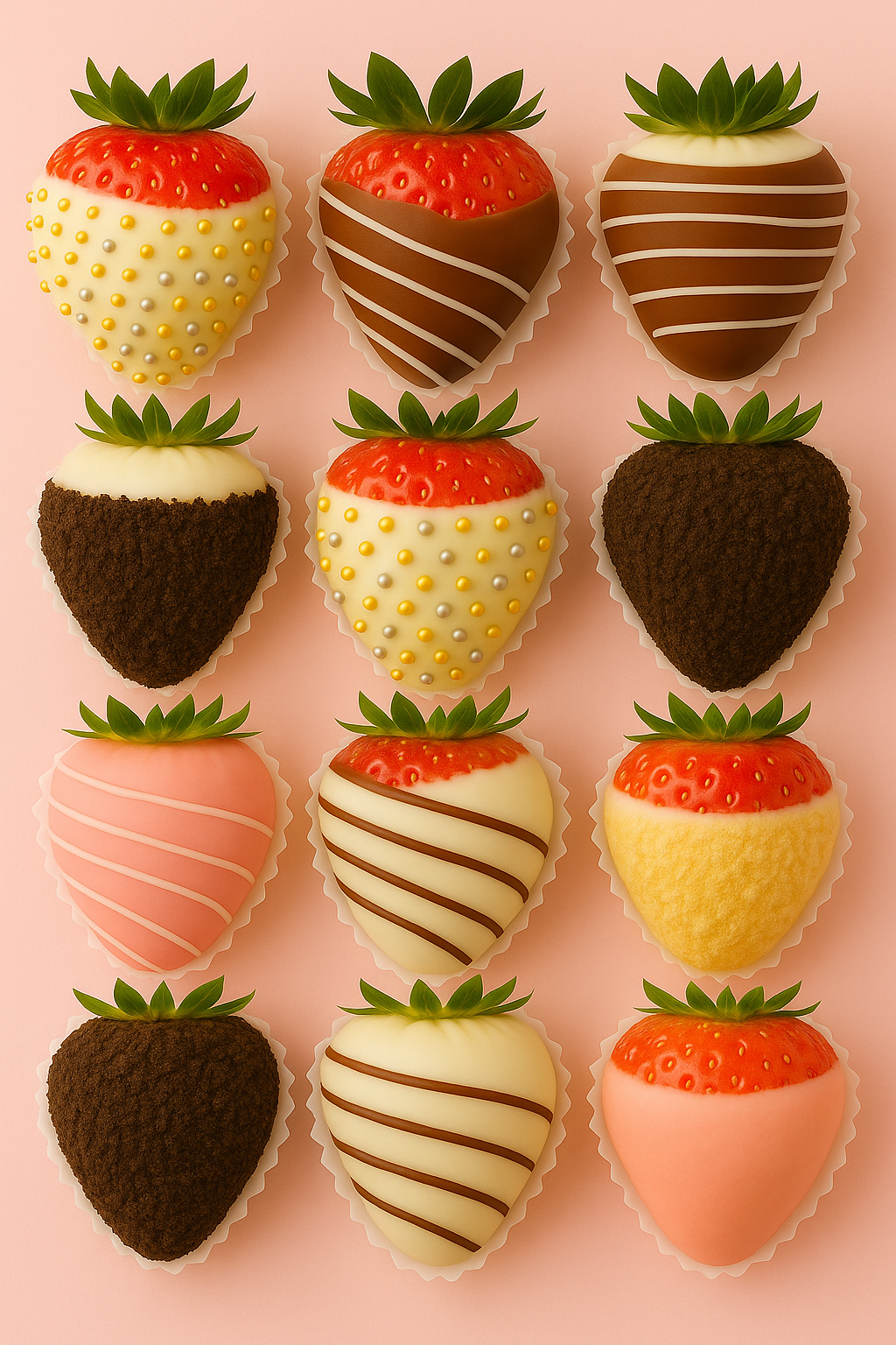 Decadent Dipped Strawberries